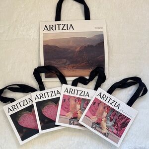 Aritzia shopping paper bags
